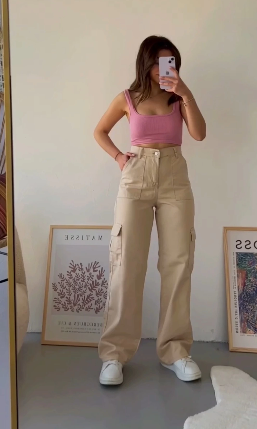 Pullaps Y2k Kadın Kargo Cepli Pantolon