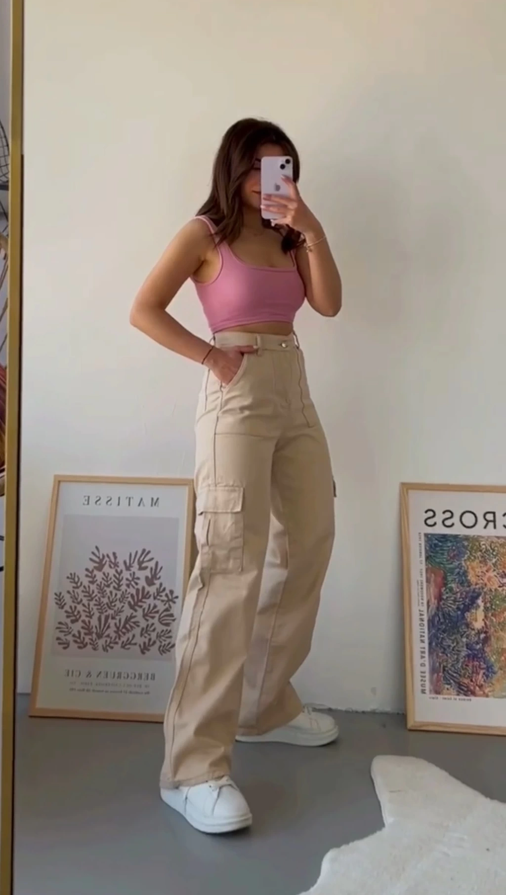 Pullaps Y2k Kadın Kargo Cepli Pantolon