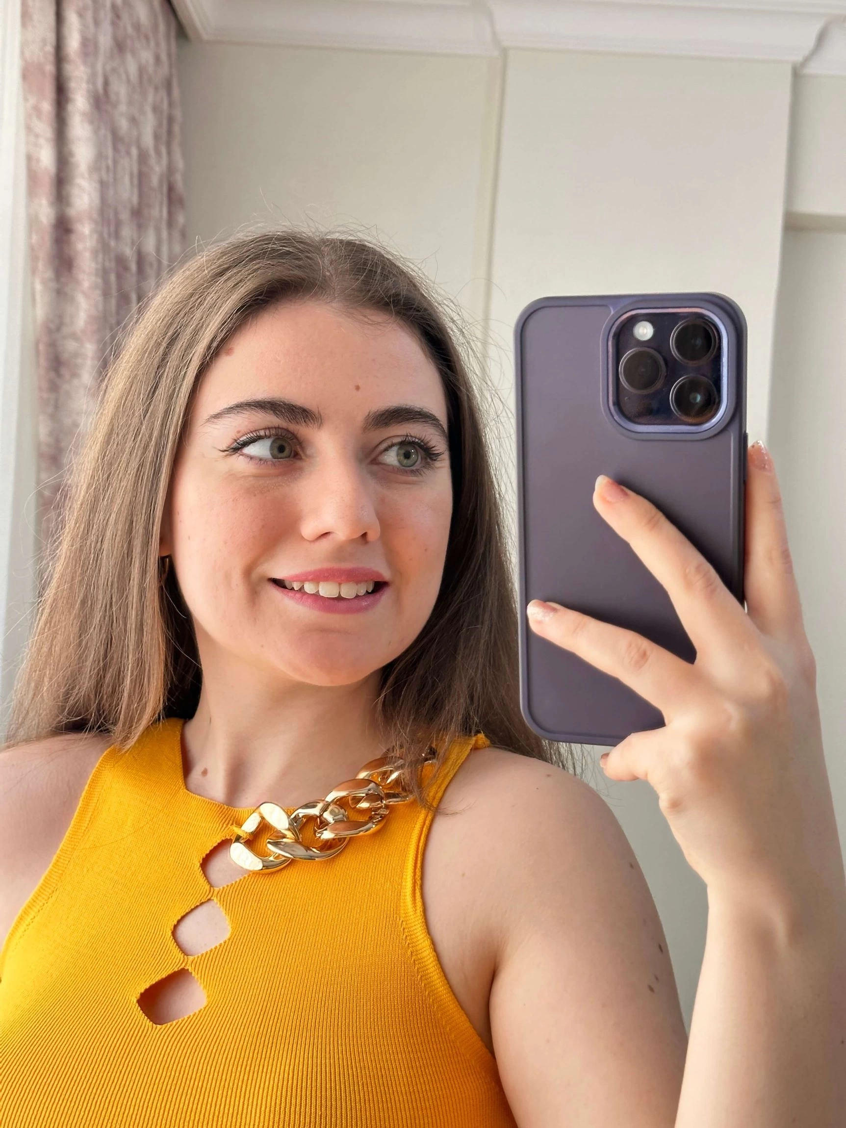 Pullaps Zincir Detaylı Triko Elbise