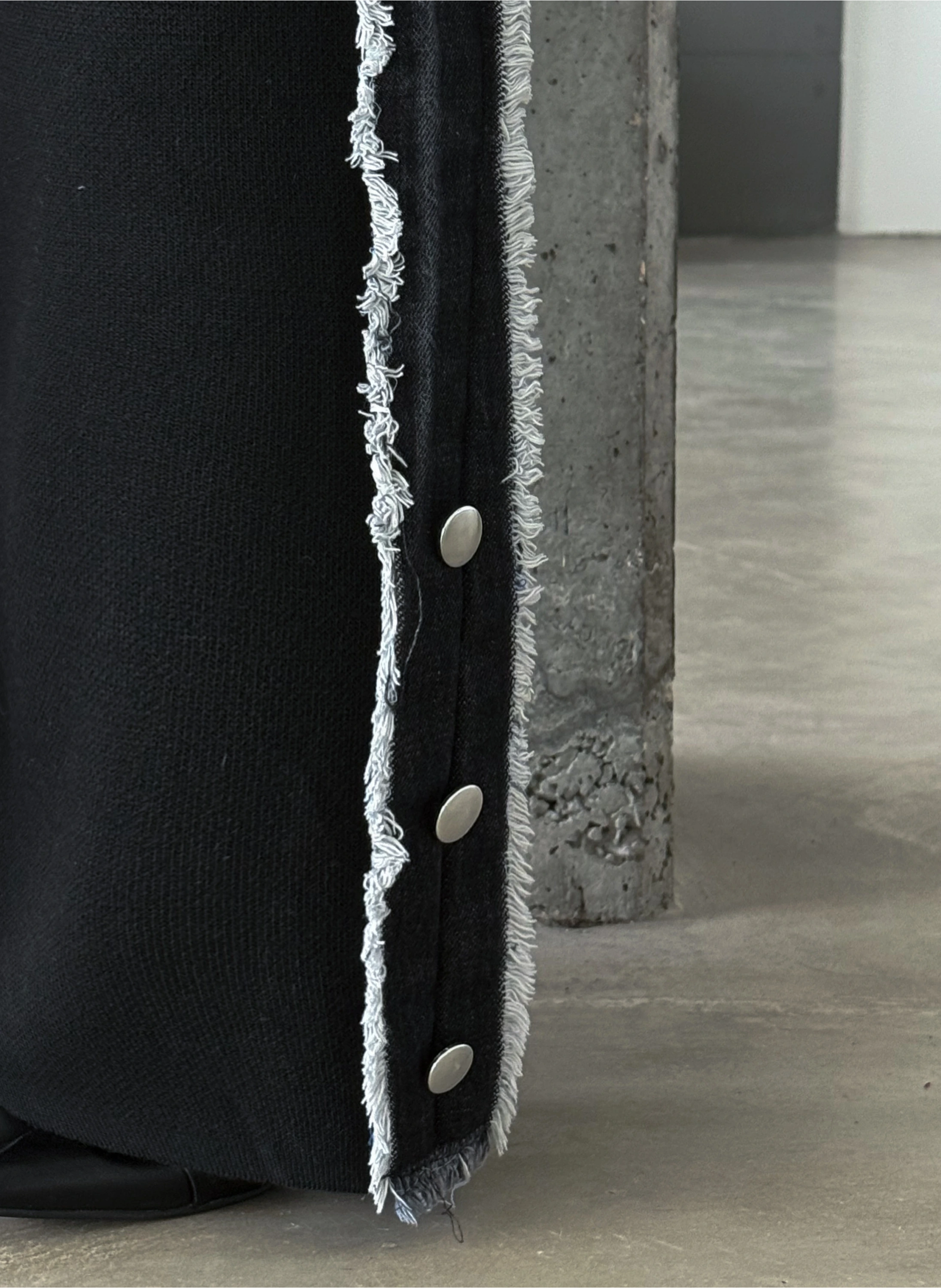 Pullaps Kot Garnili Pantolonlu Triko Takım Siyah