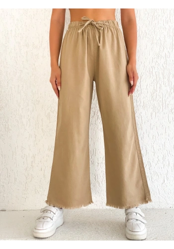 Paçası Püsküllü Palazzo Pantolon