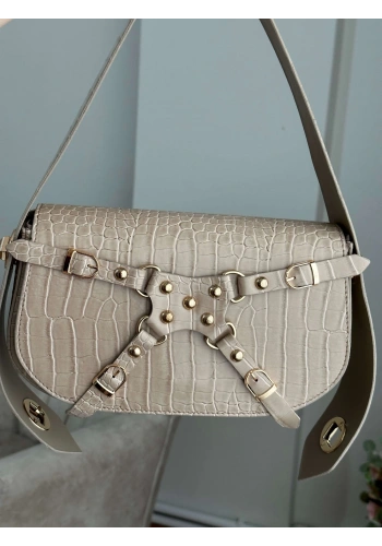 Pullaps Alice Bej Deri Çanta