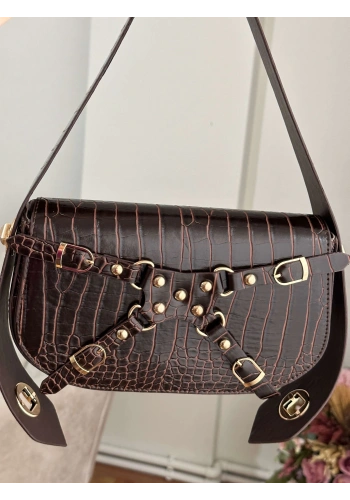 Pullaps Alice Model Acı Kahve Deri Çanta