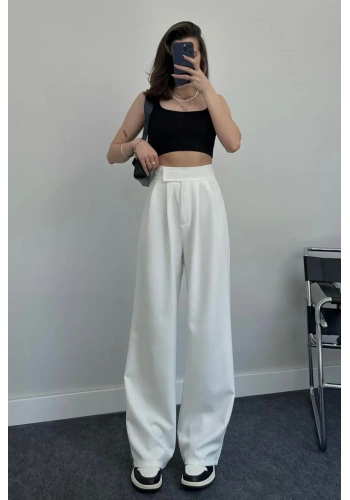 Pullaps Cırt Cırtlı Palazzo Pantolon