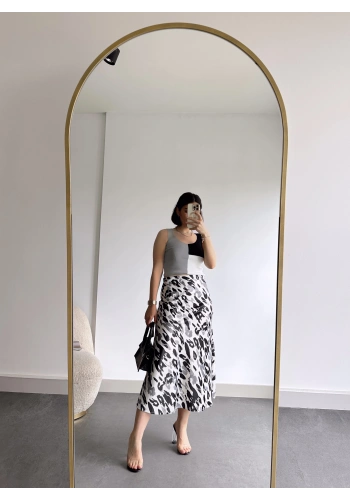 Pullaps Desenli Saten Etek