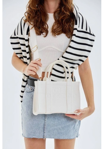 Pullaps The Tote Bag Çanta Beyaz