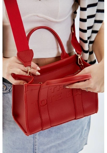 Pullaps The Tote Bag Çanta Bordo