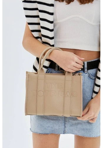 Pullaps The Tote Bag Çanta Vizon