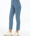 Pullaps Kadın Beli Lastikli Mom Jean