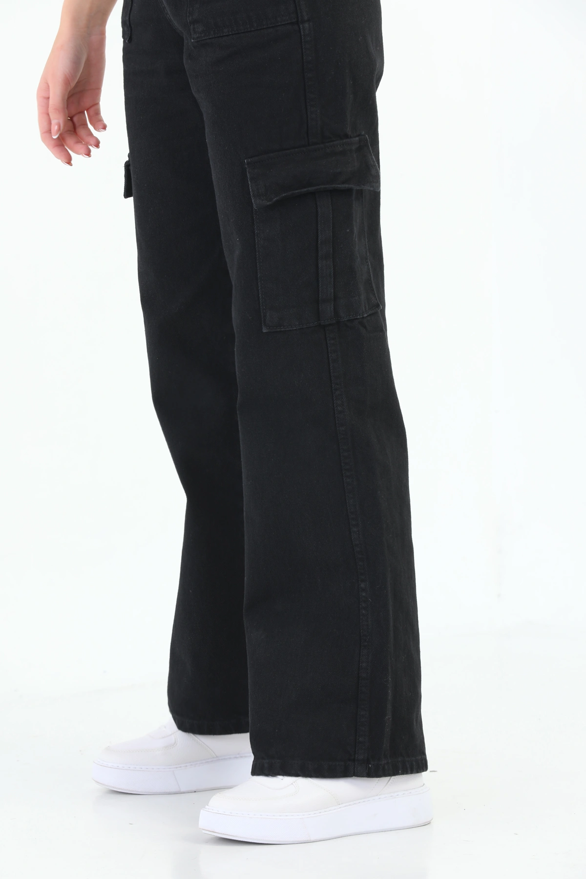 Pullaps Kadın Kargo Cepli Pantolon