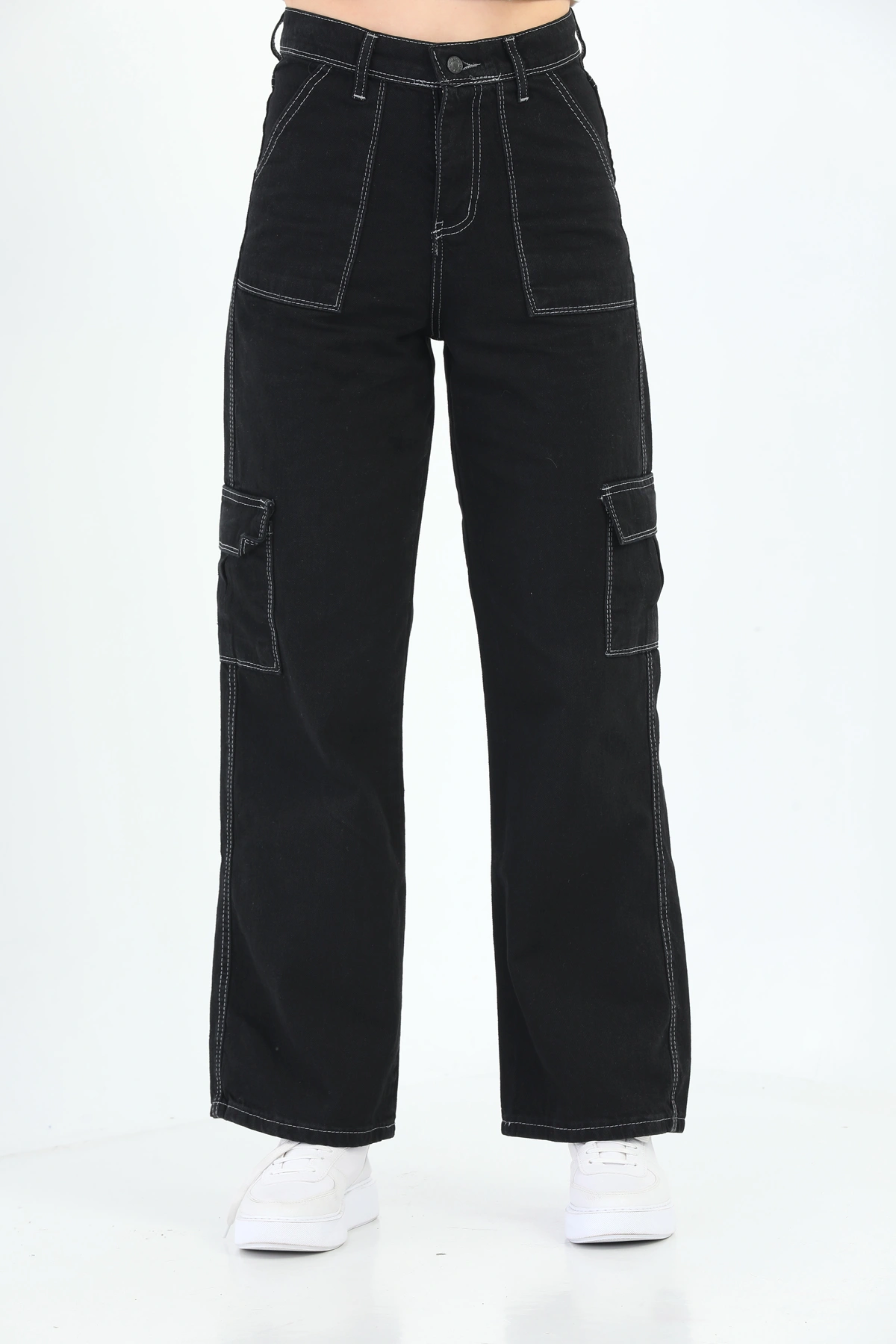 Pullaps Kadın Kargo Cepli Pantolon