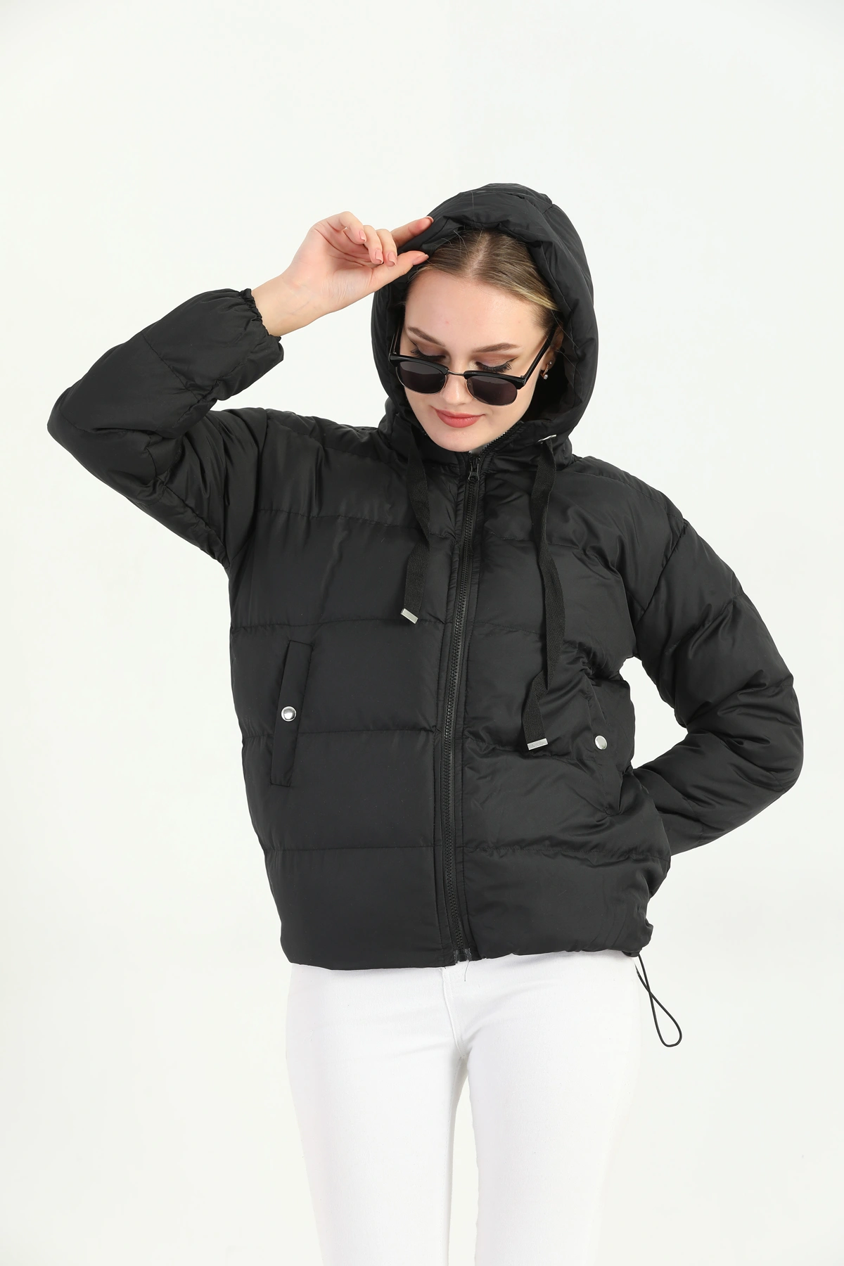 Kadın Jel Dolum Şişme Mont