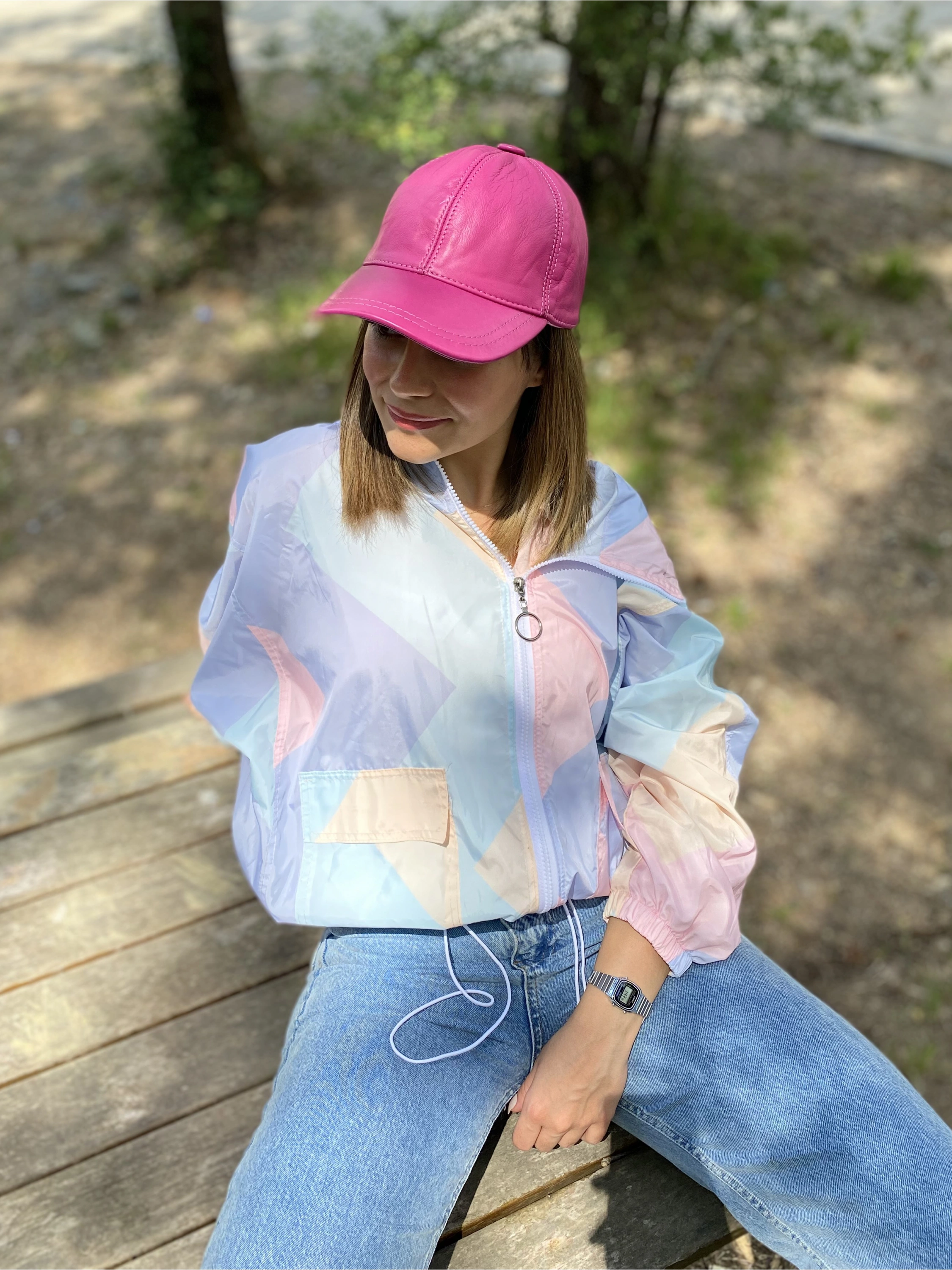 Kadın Kapüşonlu Yağmurluk Ceket