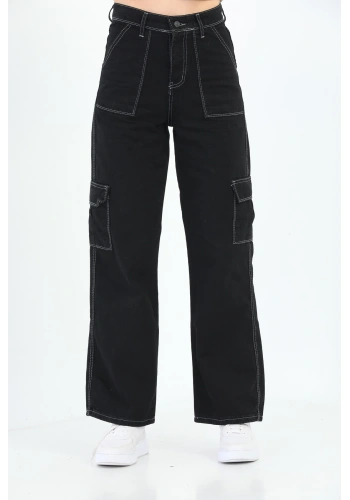 Pullaps Kadın Kargo Cepli Pantolon