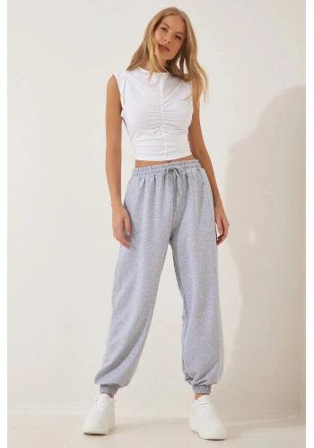Pullaps Kadın Bol Jogging Eşofman Altı
