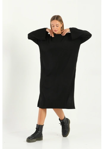 Kadın Oversize Salaş Triko Elbise