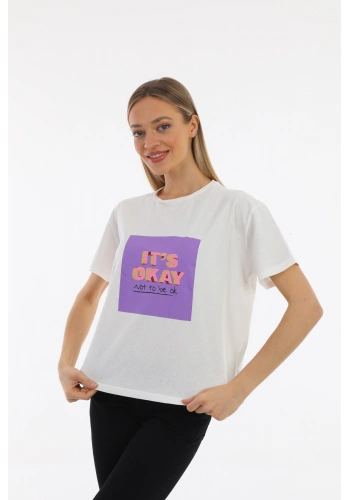 Baskılı oversize tşhirt