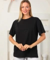Arkası Baskılı Oversize Tişört