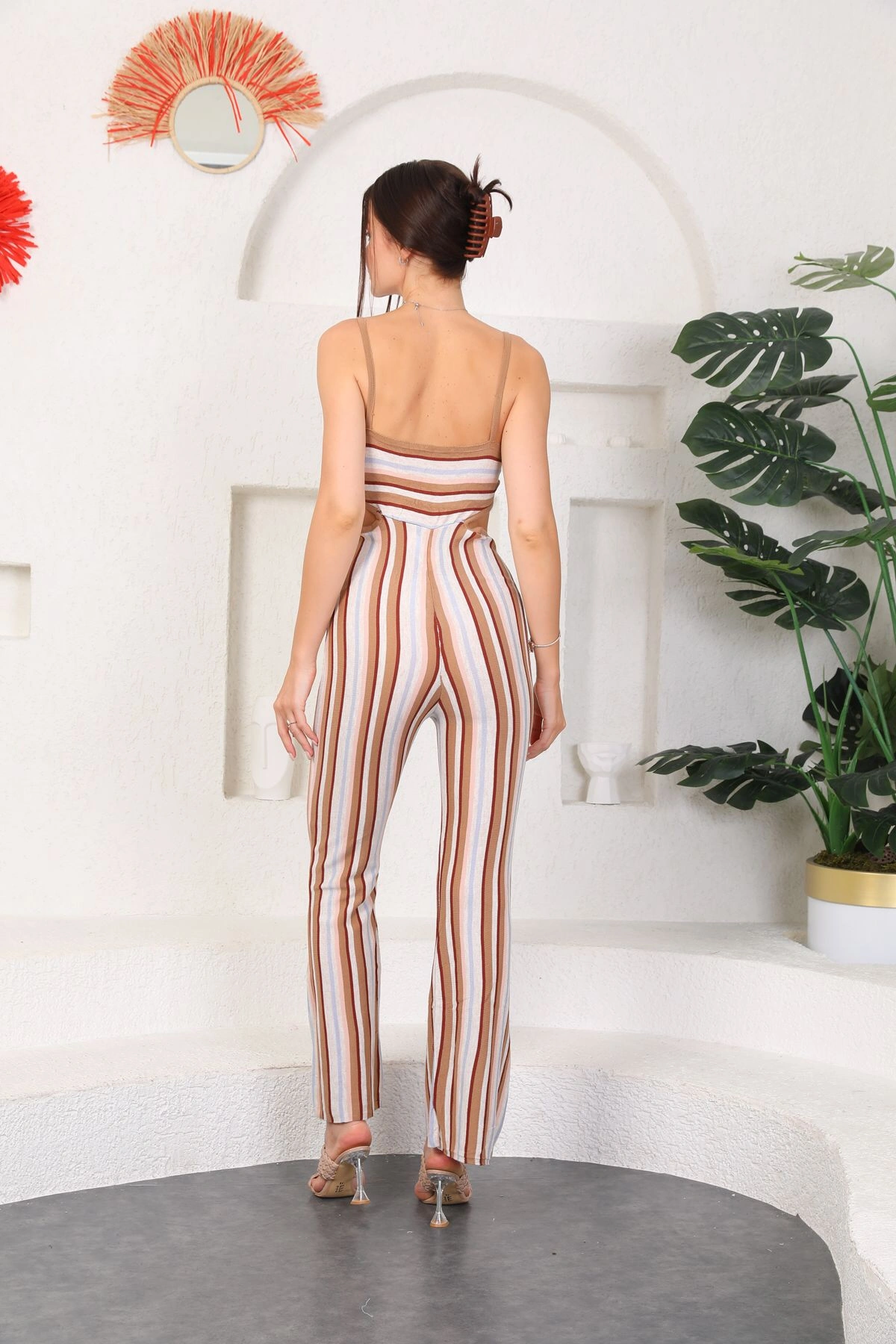 Askılı Triko Tulum