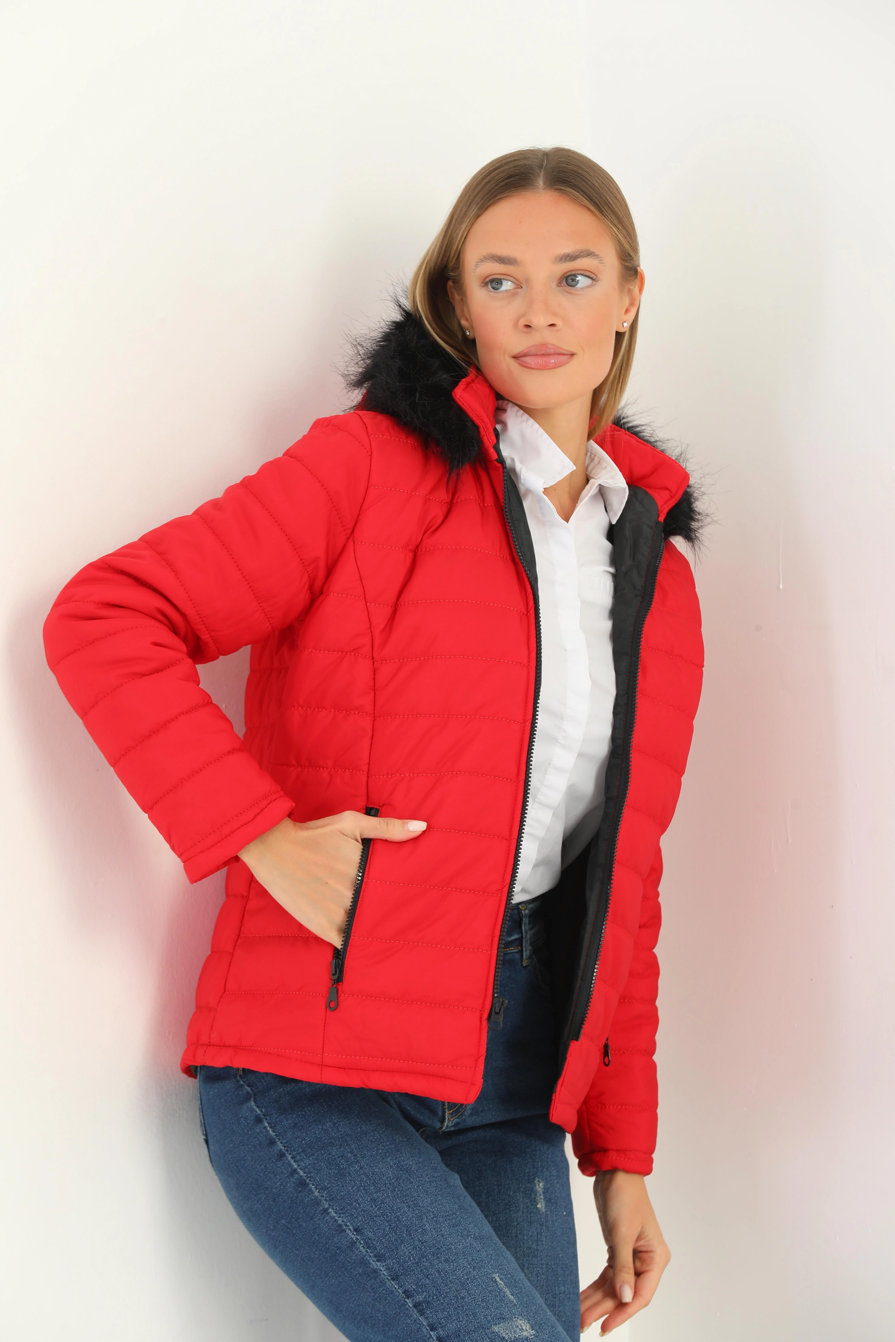 Kadın Kapitone mont