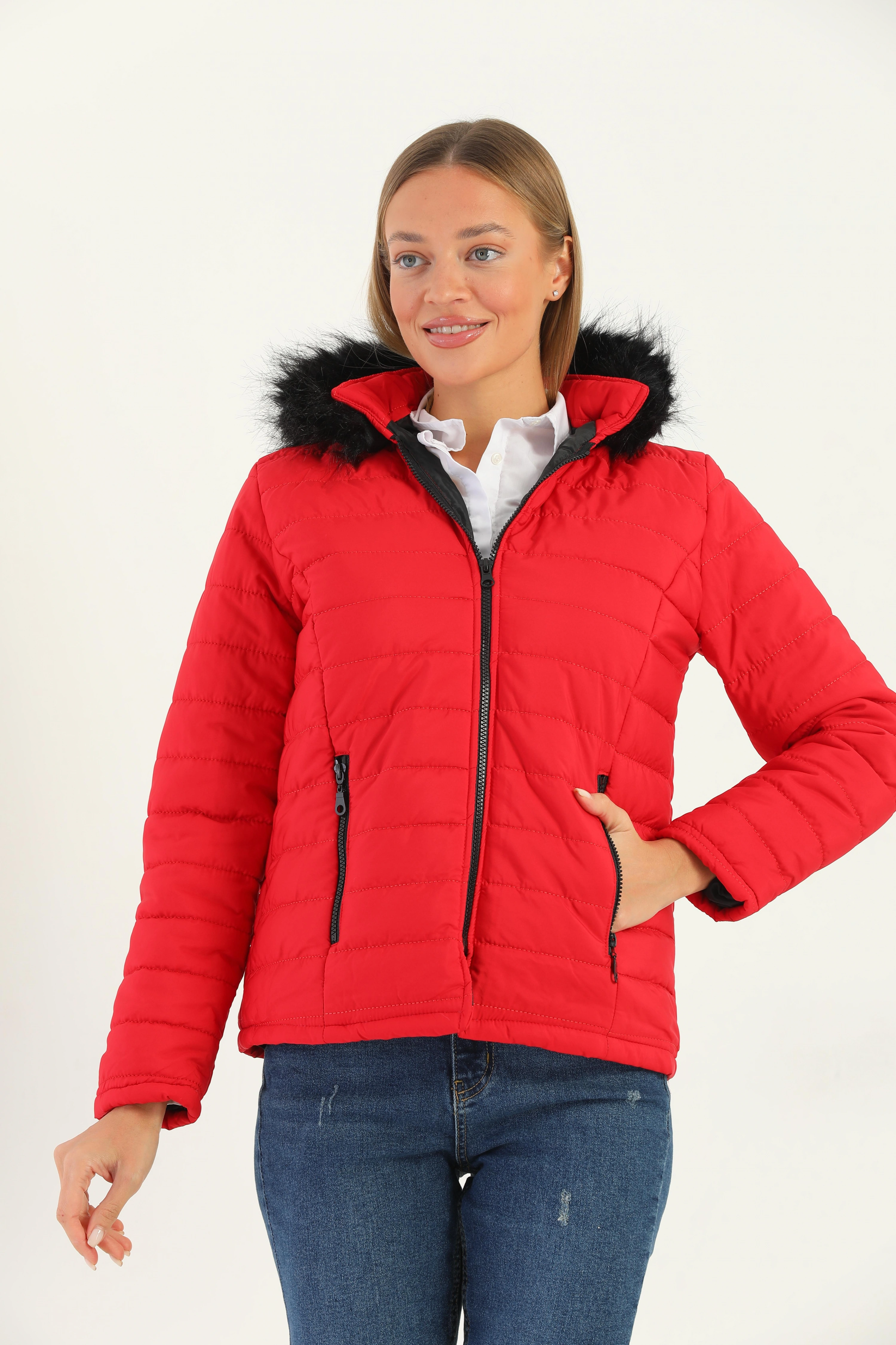 Kadın Kapitone mont