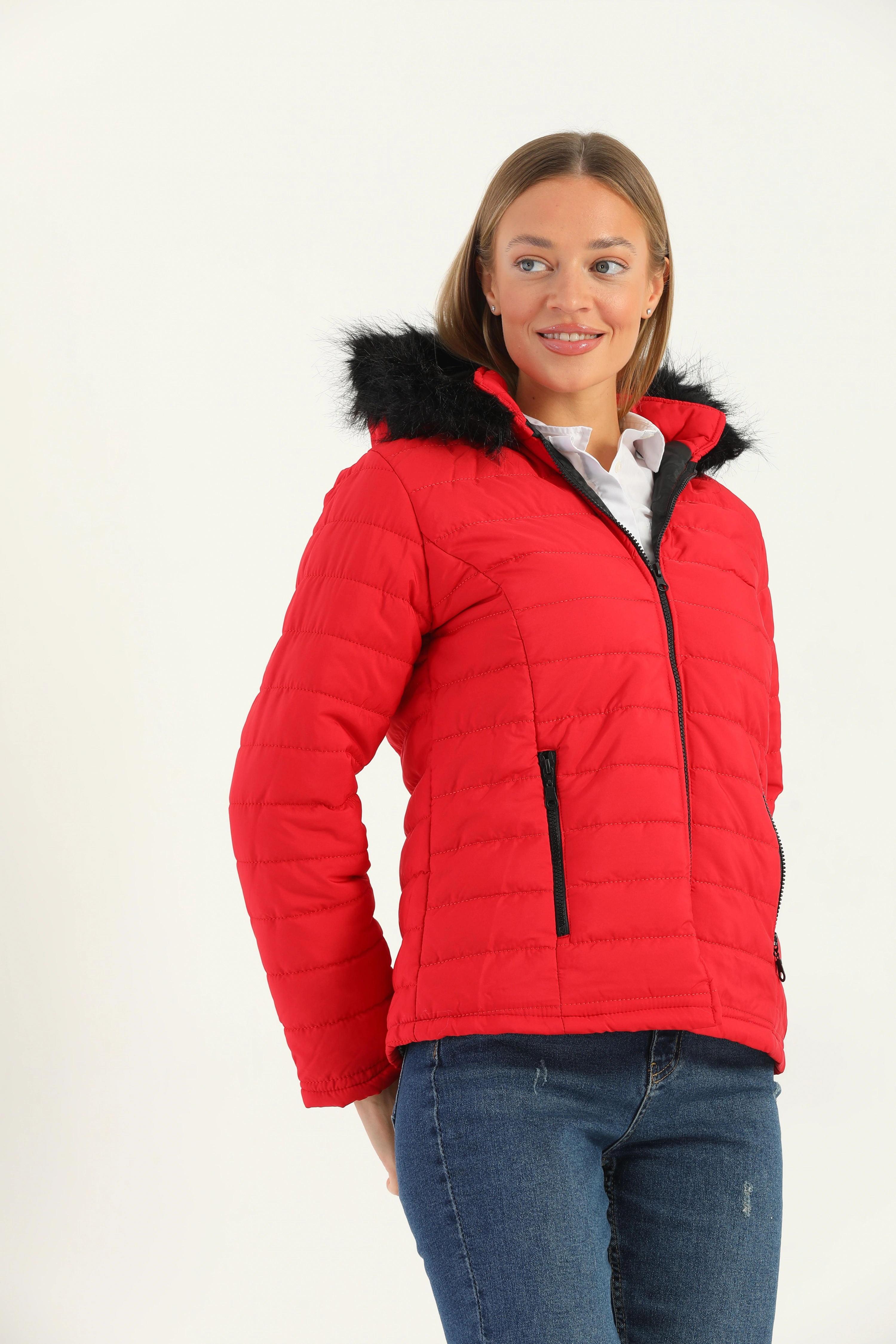 Kadın Kapitone mont