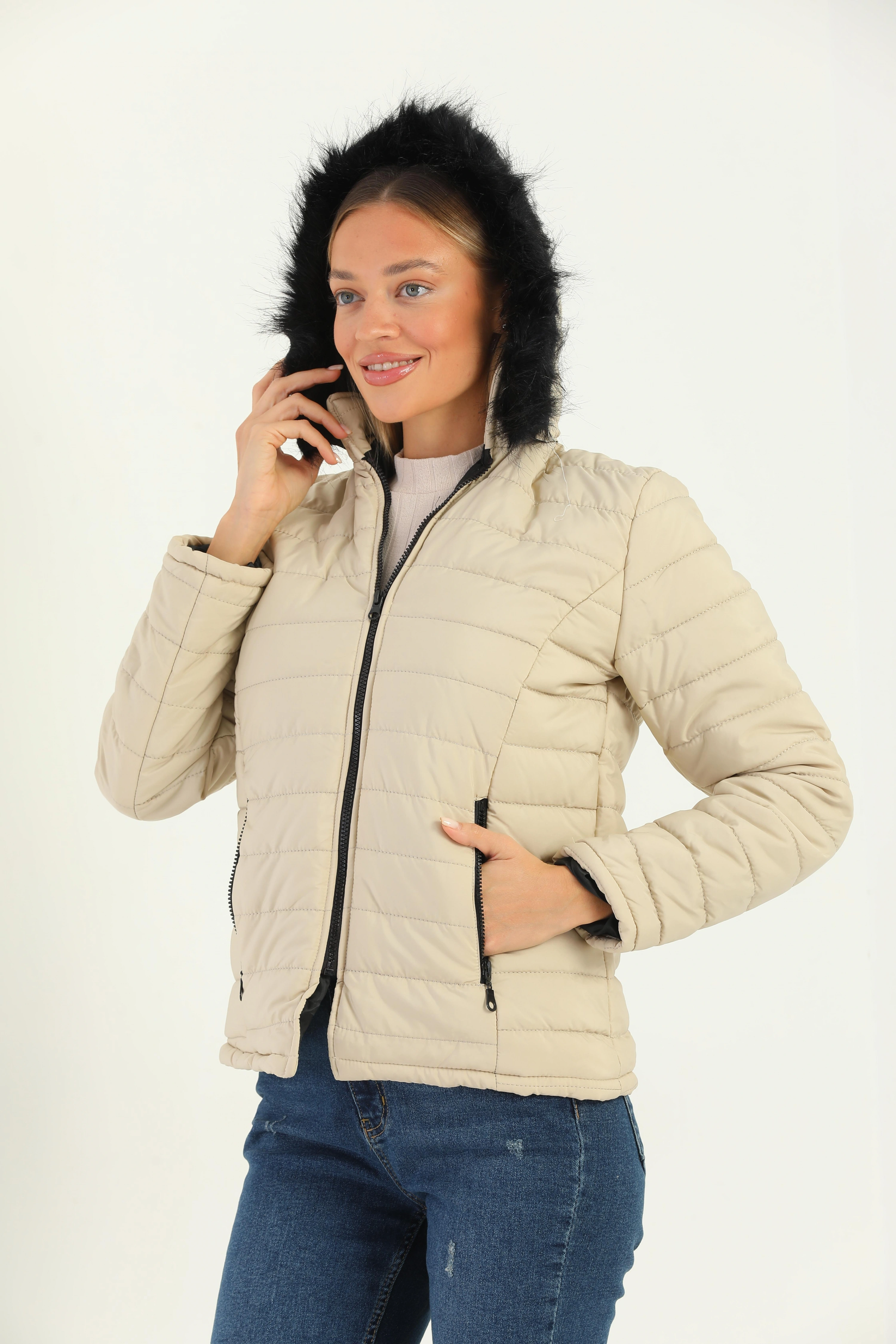 Kadın Kapitone mont