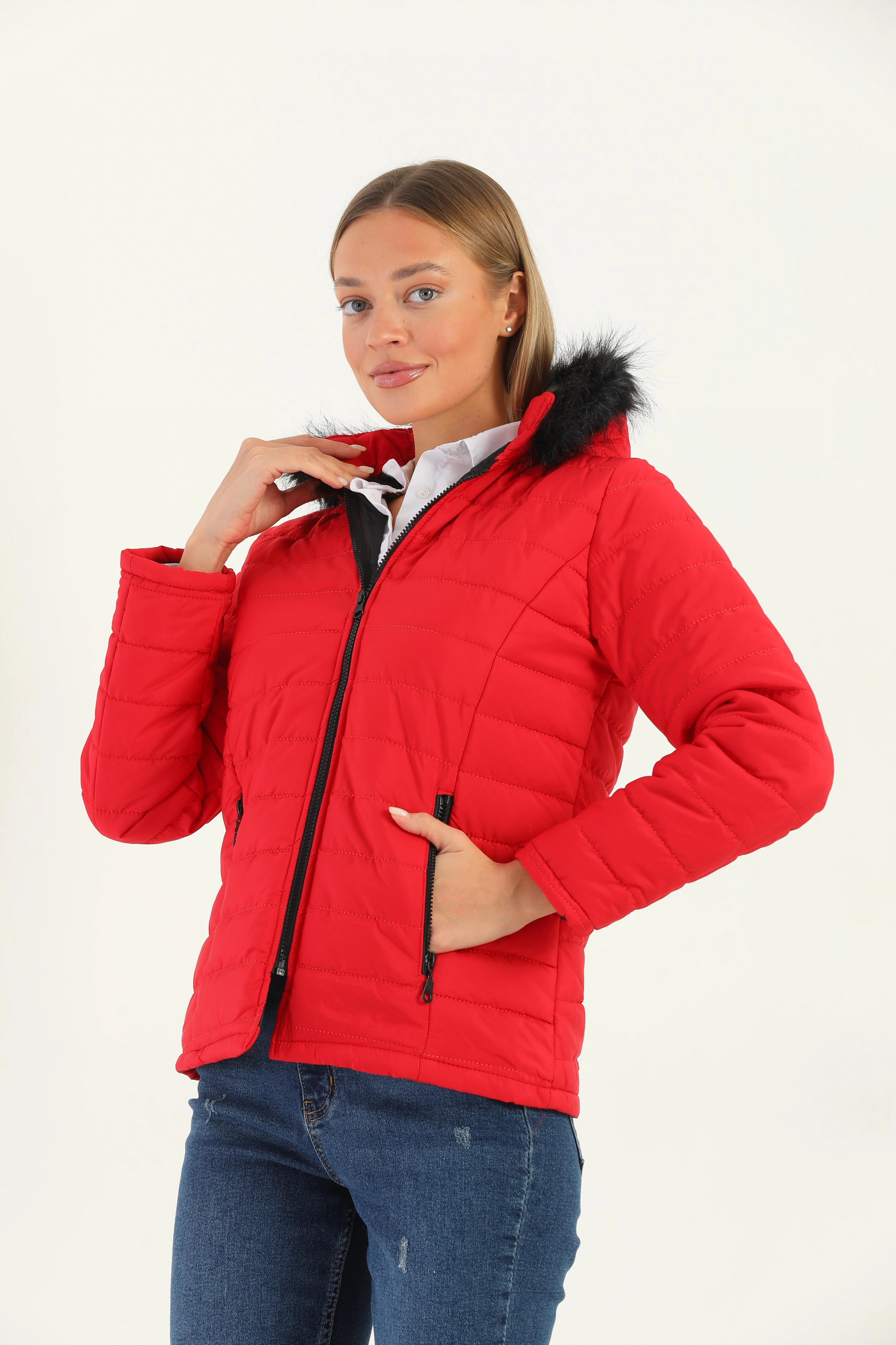 Kadın Kapitone mont