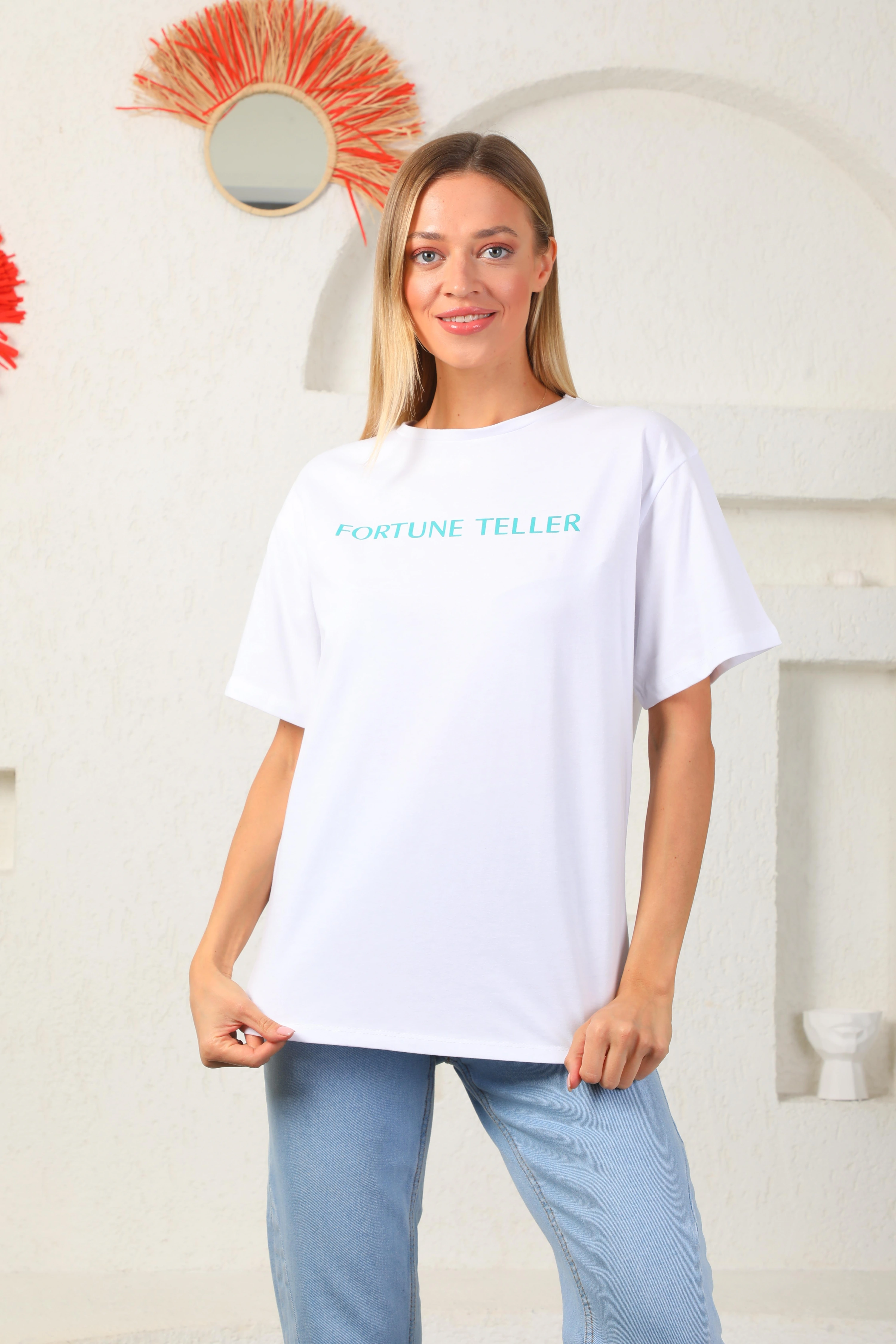 Ön Arka Baskını Oversize tişört