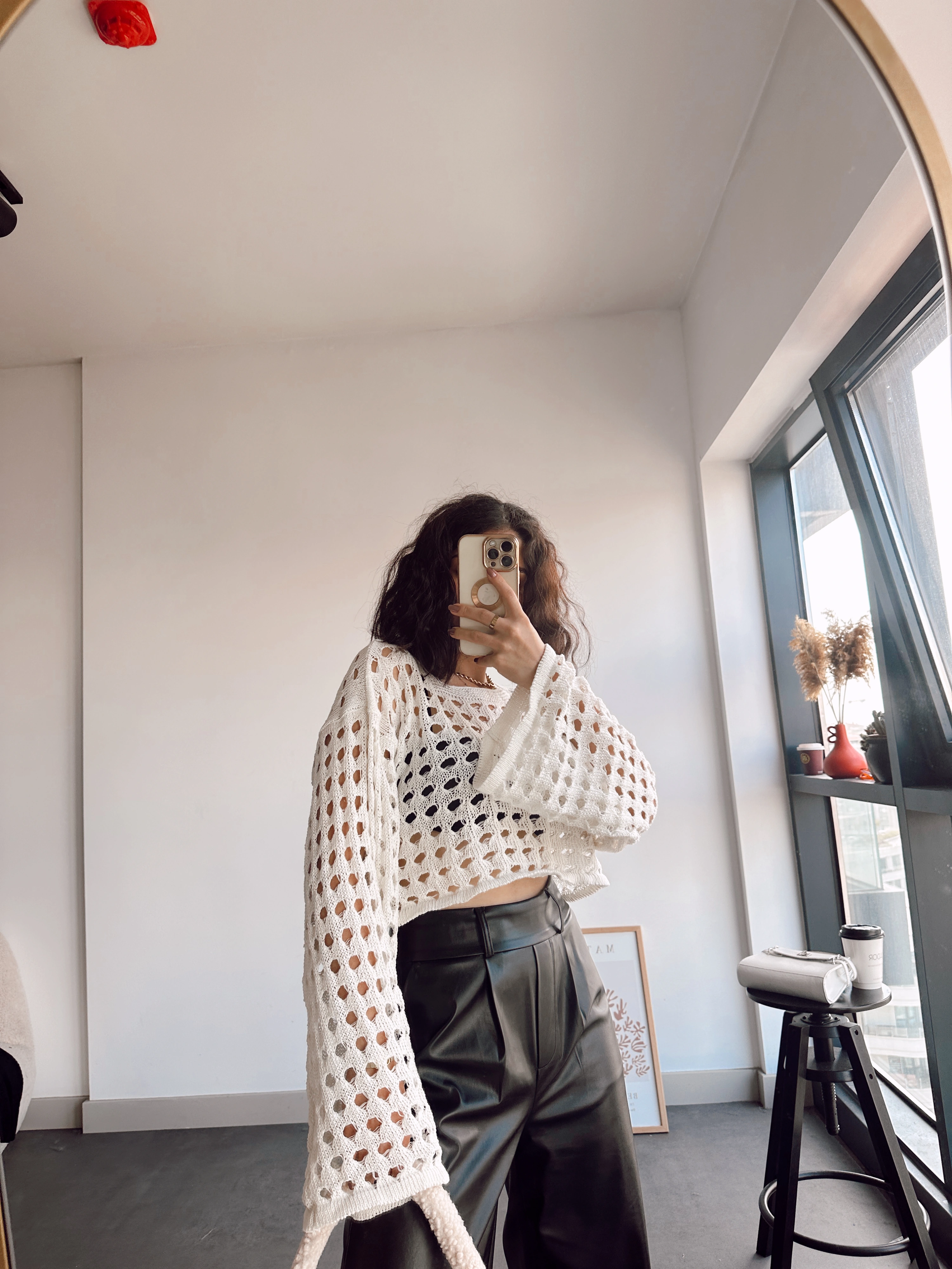 Pullaps Ajurlu Delikli Triko