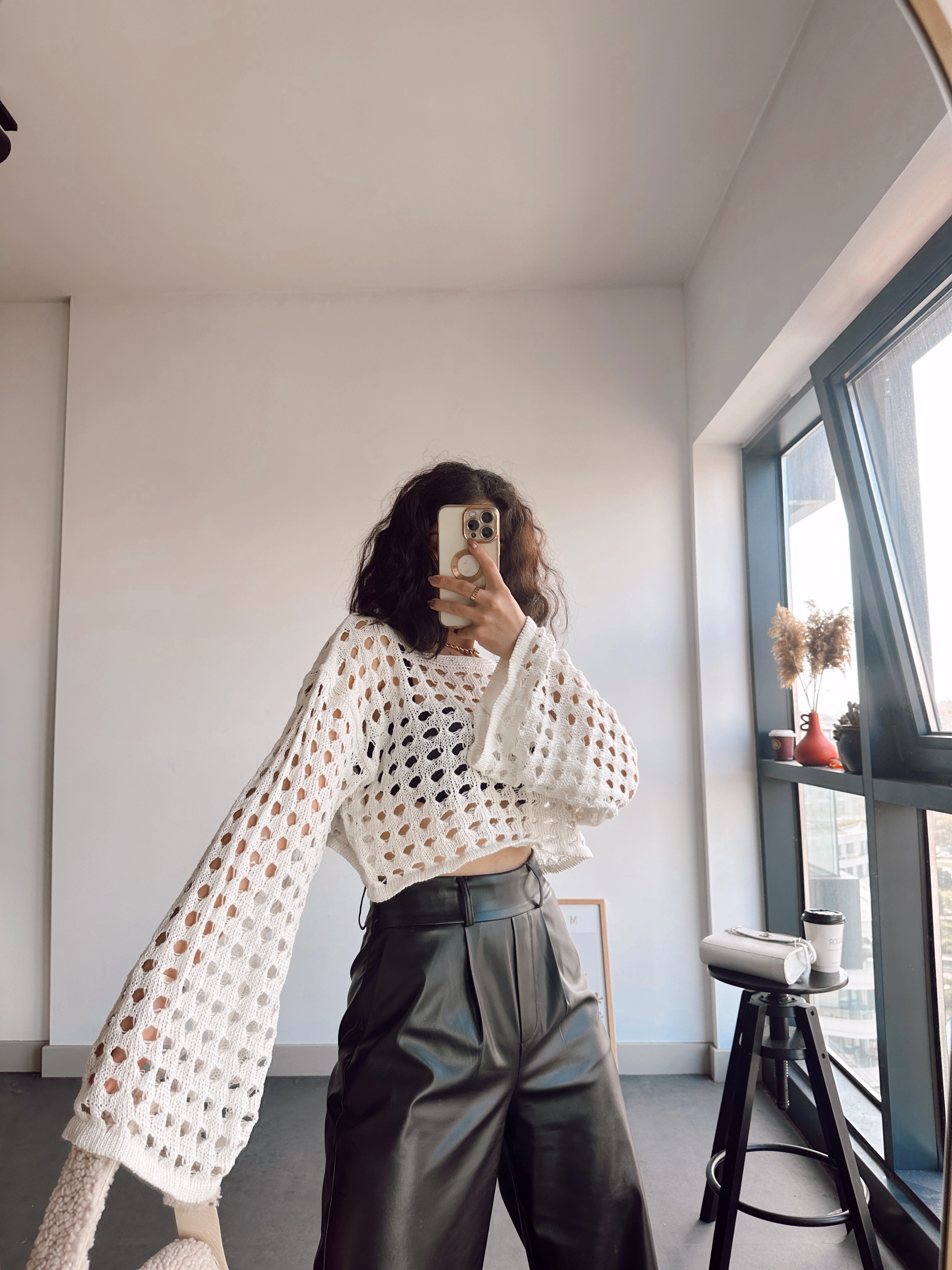 Pullaps Ajurlu Delikli Triko