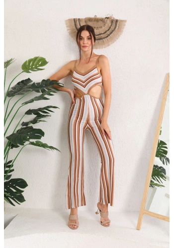 Askılı Triko Tulum