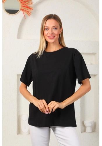 Arkası Baskılı Oversize Tişört