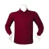 Polo Yaka Sweet Uzun Kol - BORDO
