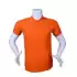 Dry Touch Yağmur Desen Lacoste T-Shirt Turuncu 4XL