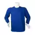Sıfır Yaka İki İplik STR Sweatshirt Saks Mavisi 4XL