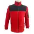 Soft Shell Polar Ceket Kırmızı-Siyah L