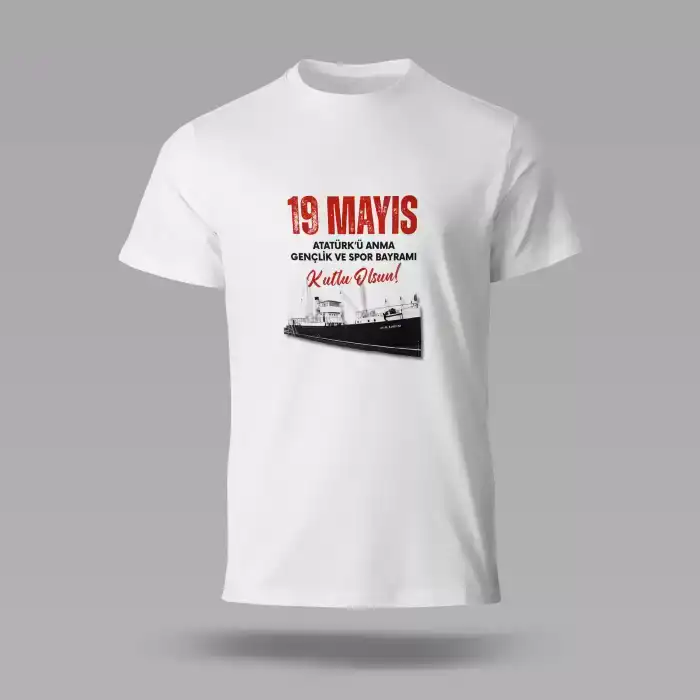 19 Mayıs Baskılı Tişört XXL