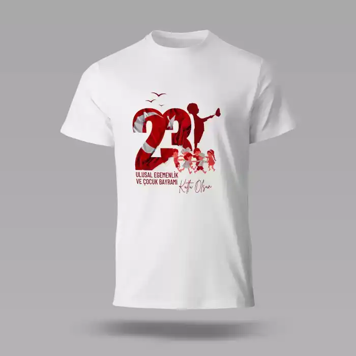 23 Nisan Baskılı Tişört 03 M