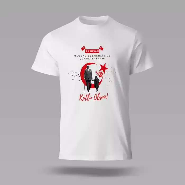 23 Nisan Baskılı Tişört 13 XL