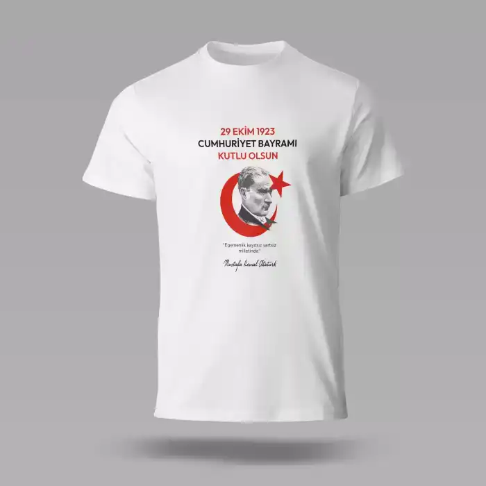 29 Ekim Baskılı Tişört 02 S