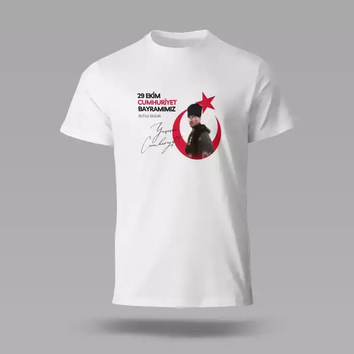 29 Ekim Baskılı Tişört 03 XL