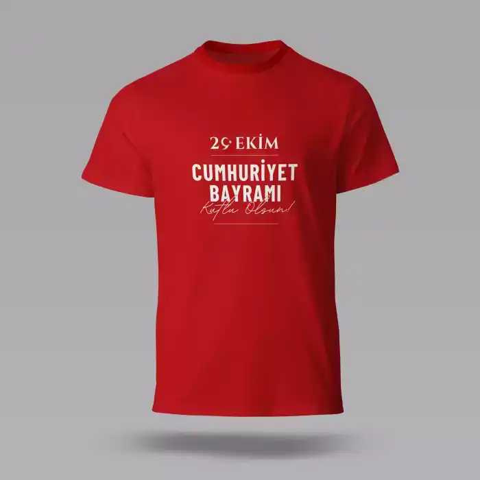29 Ekim Baskılı Tişört 05 XL