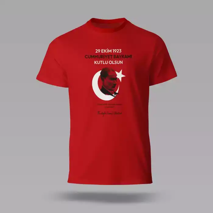 29 Ekim Baskılı Tişört 08 XXL