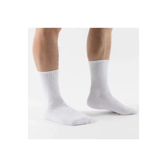 Futbol Antrenman Çorabı Kısa Beyaz