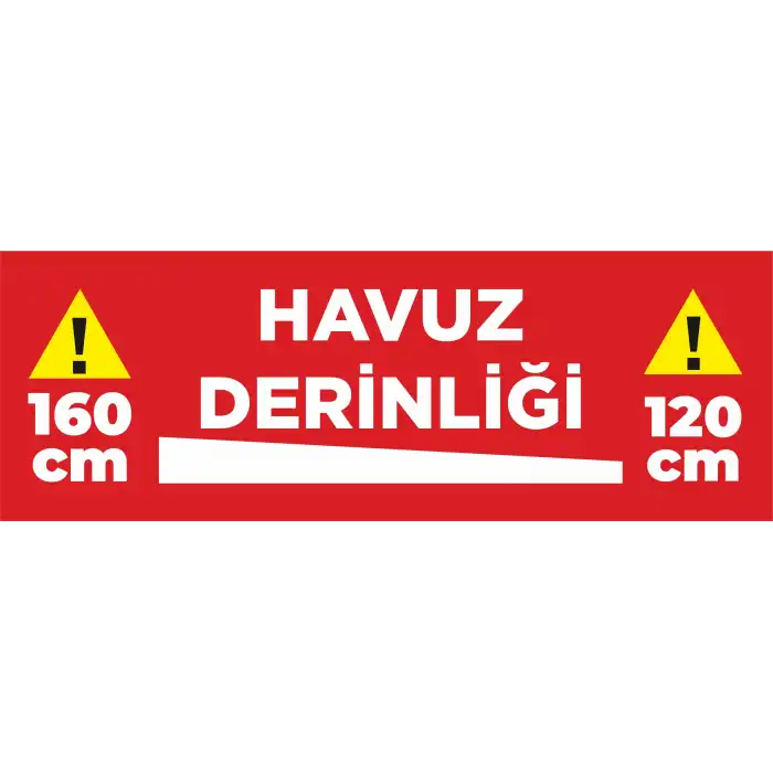 Havuz Derinlik Uyarısı