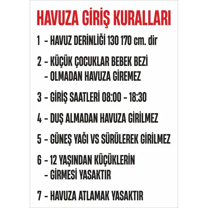 Havuz Kuralları - 2