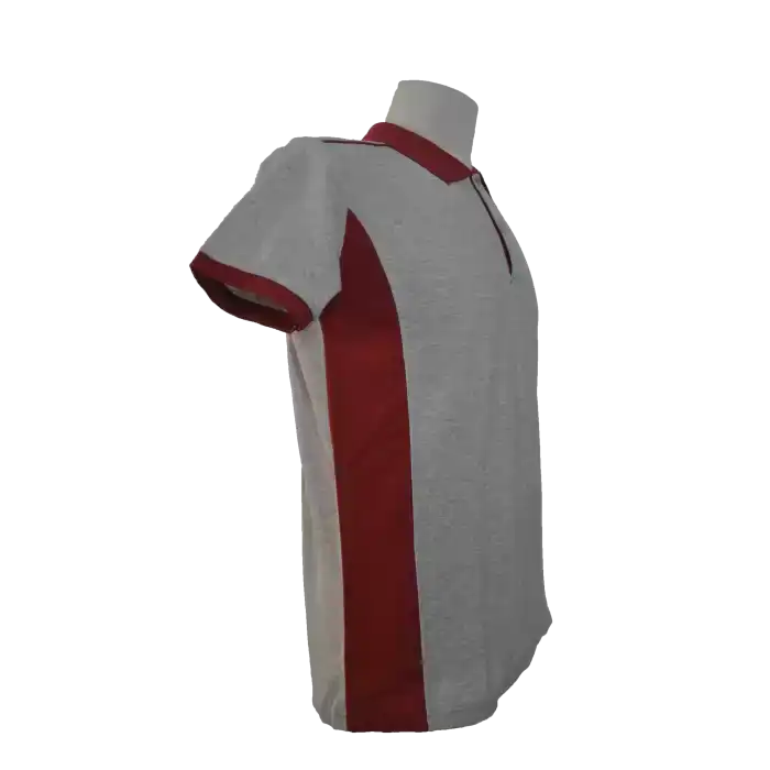 Lacoste T-Shirt -STR- GRİ/KIRMIZI XXXL