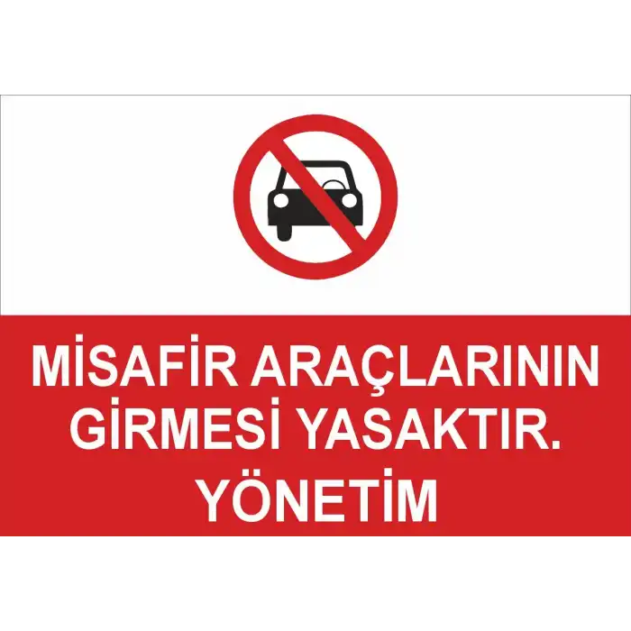 Misafir Araç Park Yasak