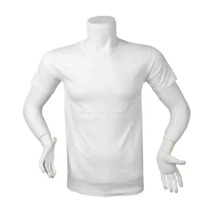 Penye T-Shirt - BEYAZ L